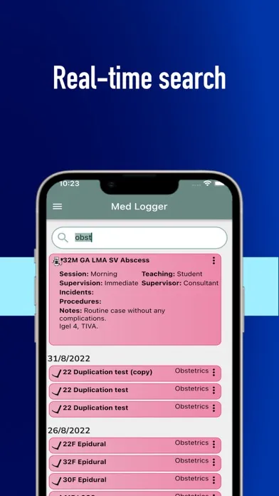 Capturas de pantalla de Med Logger
